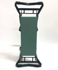 Foldable Garden Kneeler Seat With Foam Kneeling Pad And Tool Pouch, Portable Garden Bench Stool, side view of frame and pad