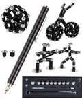 Stress Relief Magnetic Pen That Lets You Shape It Into Swords, Robots, Monsters And More, Metal Fidget Writing Pen With Deformable Magnet Toys