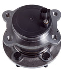 Rear Wheel Hub And Bearing Assembly For 2013-2018 Ford C-Max And 2015-2019 Lincoln MKC FWD Without Active Park Assist OE Quality CV6Z-1104-F HA590476 Easy Install And Long Lasting Bearings, top view of metal hub component.