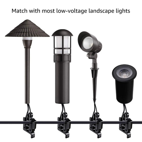 12-Pack Low Voltage Landscape Wire Connectors for Outdoors used with various pathway and in-ground lighting fixtures