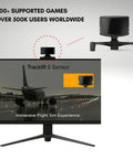 Head Tracking System With 6DOF USB Optical Motion Tracker For PC Gaming, device on monitor for immersive flight sim.