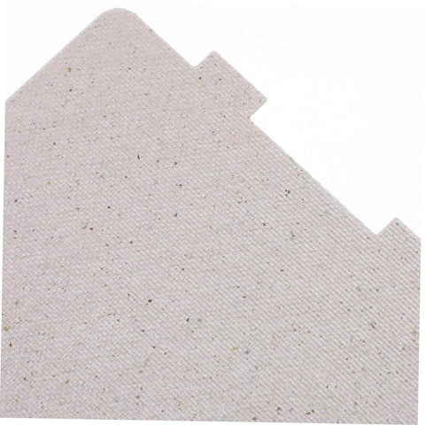 Close-up of a 10 Pack Mica Insulation Sheets For Microwave Oven No Frills Heat Shield Waveguide Cover Replacement Cut To Fit Microwave Models.