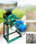 Powerful 1500W Wet And Dry Grain Grinder For Home And Small Biz, showing sturdy design and fine powder milling capability.