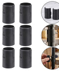 Must Have 32 Pack Wire Shelf Clips For Universal Fit Shelving Sturdy Plastic Locking Clips Easy Install 1.5 Inch Black Rack Brackets