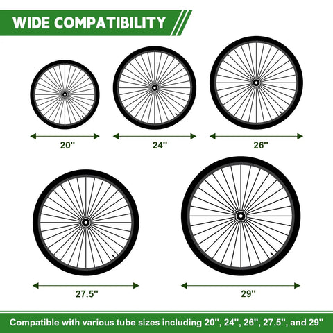 Two Roll Bike Tire Liners Set for Road and Mountain Rides Puncture Proof TPU Inner Tube Protectors 20 to 29 Inch Wheels