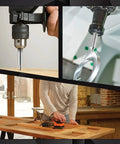 Dead On Router Bit Template Guide Base Plate Centering Tool Built For Exact Alignment On Quarter And Half Inch Collets Heavy Duty Hss Design delivering precision in woodworking.