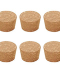 Six Pack Large Cork Stoppers 1.7 To 2 Inch Tapered Cork Bottle Plugs Fit Wine Bottles Beer Bottles Mason Jars Canning