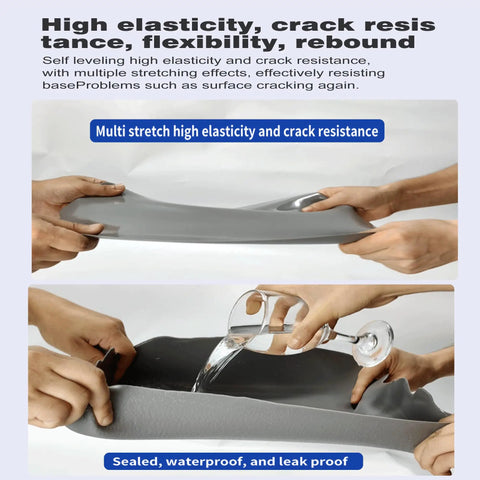 Fast Curing Concrete Crack Filler And Sealant For Driveways And Patios Waterproof Self Leveling Cement Crack Repair demonstration