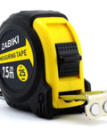 25 Ft Measuring Tape With Easy Read Decimal Scale, Dual Sided Ruler In Metric And Inches, Magnetic Tip, Rubber Casing