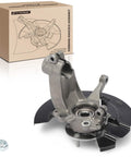 Front Right Steering Knuckle And Wheel Bearing Hub Assembly For Ford Escape 2013-2019 Passenger Side, shown with dust shield