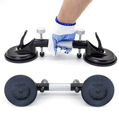 Two Pack 6 Inch Adjustable Granite Seam Setter With Strong Suction Cups For Stone Marble And Glass Slab Installations Tile Countertop