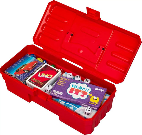 12 Inch Plastic ProBox Toolbox For Tools Hobby And Craft Storage Red Grab And Go Organizer For Hand Tools Nail Polish Hobby Paint Kids Toys First Aid Supplies Durable Industrial Grade Plastic With Safe Rounded Edges