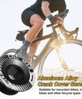 Two Pack M18 Aluminum Alloy Crank Cover Screws For Mountain Bike Crankset Bolts Black Durable Rustproof 7075 Aluminum Crank Fixing Bolts