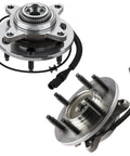 Pair Front Wheel Hub And Bearing Assemblies 515079 For 2005 To 2008 F150 4WD 6 Stud And 2006 To 2008 Mark LT Direct Replacement