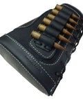 Rugged Leather Canvas Buttstock With Shell Holder Sling For 12 Gauge Shotgun And Rifle Calibers Including.22LR,.22 Mag