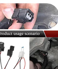 VCM Muzzler Harness Disable Kit For Honda Accord Pilot Odyssey Ridgeline Fits Honda Models Reduces Oil Consumption Prevents Spark Plug Fouling And Misfires Shields Engine From Piston Ring Wear And Cylinder Wall Stress, showing wiring harness and resistors close-up.