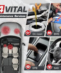 OE Level Complete TPMS Programming Tool For Vehicles Pro Grade Diagnostics With Sensor Relearn And Reprogram All TPMS Sensors Universal Compatibility For Cars And Light Trucks ITS600E Must Have, 4 vital maintenance services