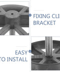 Close-up of fixing clip bracket and easy install feature of Spare Tire Bolt Adapter And Hold Down Retainer Kit For Kia Forte Solid Wheel Mounting Hardware For Easy Vehicle Wheel Install Precise Fit And Stable Mounting No Mods Needed.