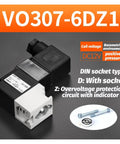 High Performance Pneumatic Solenoid Valve Combo Kit Featuring The Awesome VO307 Series VO307-6DZ1 with DC12V socket.