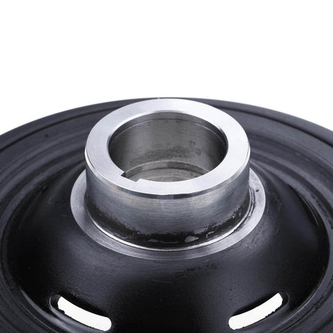 Close-up of Harmonic Balancer Crankshaft Pulley For Mercedes Benz 3.5L V6 DOHC Engine And Solid Plug And Play Fit
