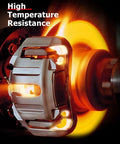 Built Tough Front Left And Right Disc Brake Calipers Without Bracket Fits Jeep Cherokee Grand Cherokee Wrangler 1990 To 2001 zero hassle bolt up replacement showing high temperature resistance during operation.