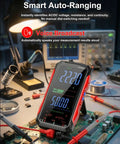 Auto Range True RMS Digital Multimeter With USB Rechargeable Battery Voltmeter Ohmmeter on electronic circuit board