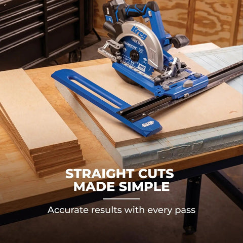 Heavy Duty Three Inch Face Clamp For Woodworking Knock Out Flush Joints Like A Pro with Kreg circular saw and guide.