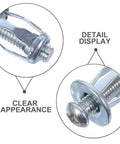 Petal Style Metal Expansion Nuts And Hollow Wall Anchors Kit For Drywall And Ceiling Installations, Secure Fastening For Home Improvement, 35-Piece Screw Jack Nut Set, Durable DIY Construction Hardware, metal anchor close-up