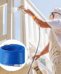 66 Foot Airless Paint Sprayer Hose Kit With Quarter Inch Npt Fitting Supports Up To 8500 Psi High Pressure for exterior painting.