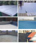 Different roof surfaces treated with Heavy Duty Torch On Asphalt Roof Sealant Roll, showcasing its versatile application.