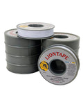 Stack of grey Liontape G701 Heavy Duty PTFE Teflon Pipe Thread Sealant Tape, 1/2" x 1200", 4 mil thick, leak-proof for up to 12000 PSI.