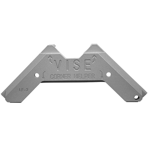 Front view of Right Angle Aluminum Weld Fixture 90 Degree Tru Angle Spatter Proof Alloy With One And A Half Inch Clearance And Seven Inch Jaw