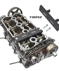 Beefed Up Camshaft Alignment And Timing Tool Kit For Audi And VW 2.0 FSI TFSI Petrol Engine with visible T10252 tool in place.