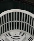 Interior view of the quick self draining basin for the Snag This Game Changing Portable Mini Washer Built For Cramped Quarters And Dorm Life.