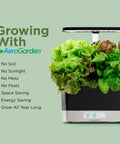 Indoor Hydroponic Garden With LED Grow Light For Year Round Harvest Holds Up To Six Pods Compact Countertop Herb And Veggie Kit For Easy No Soil Home Grow