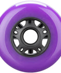 8 Pack Inline Skate Wheels Set For Roller Blades Scooters RipStik Replacement 64mm 70mm 72mm 76mm 80mm 85A Durable Purple Polyurethane