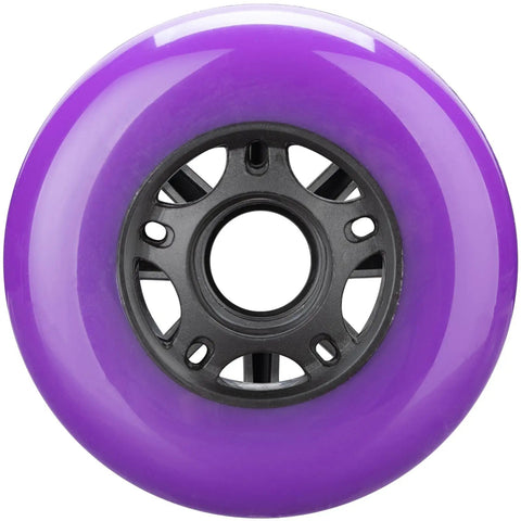 8 Pack Inline Skate Wheels Set For Roller Blades Scooters RipStik Replacement 64mm 70mm 72mm 76mm 80mm 85A Durable Purple Polyurethane