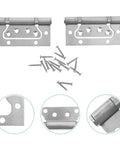 Thickened 4 Inch Stainless Steel Furniture Hinge With Bearing Workhorse Heavy Duty Cabinet Door Butt Hinge For Wooden Doors