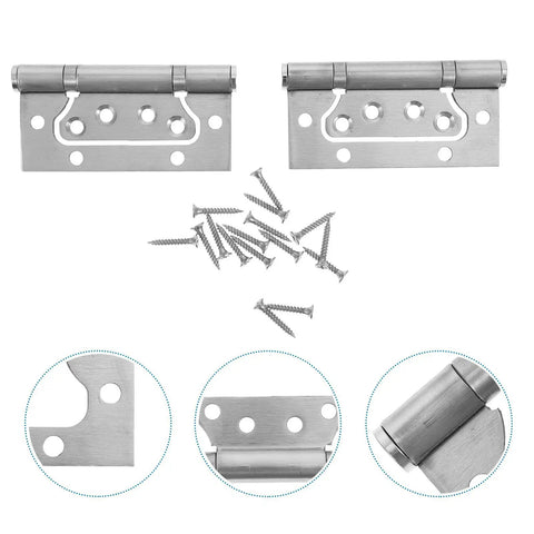 Thickened 4 Inch Stainless Steel Furniture Hinge With Bearing Workhorse Heavy Duty Cabinet Door Butt Hinge For Wooden Doors