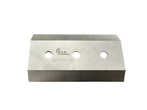 Chipper Knife Set Four Pack Seven Point Two Five Inch By Four Inch By Half Inch Double Edge With Three Holes For Bandit Brush