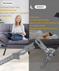Concealed Hinge Recliner Gear Adjustment Hardware For Folding Sofa Beds And Lounge Chairs with Multi Angle Headrest Backrest.