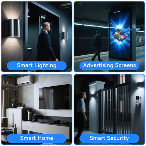 Must Have MmWave Presence Sensor Module For Smart Homes With UART GPIO Output detects people in smart lighting and security setups