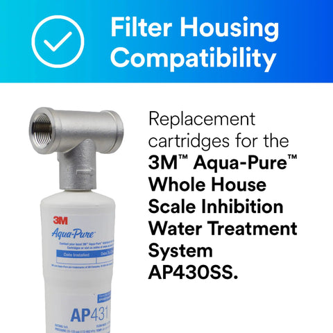3M Aqua-Pure AP431 water filtration cartridge compatible with AP430SS system