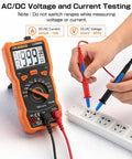 Testing electrical outlet with 6000-Count Auto-Ranging LCR Meter Multimeter With Inductance Capacitance And Resistance Testing