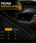 Honda Accord Trunk Rear Lid Torsion Spring Replacement For 2008 To 2012 Models 3.5L And 2.4L with open car trunk view