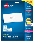 Easy Peel Printable Address Labels With Sure Feed Tech Smooth As Silk Printer Feed Hassle Free 1 By 2-5/8 Inch mailing stickers pack.