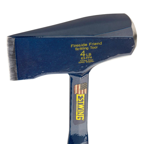 Top Shelf 14 Inch Wood Splitting Maul With Forged Steel Head And Kickless Grip Built To Slice Through Hardwood Without Giving You Blisters