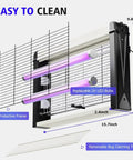 Indoor Bug Zapper For Home And Business And Restaurants 20W High Voltage Fly Trap Grid At 2800V With Protective Mesh Guard