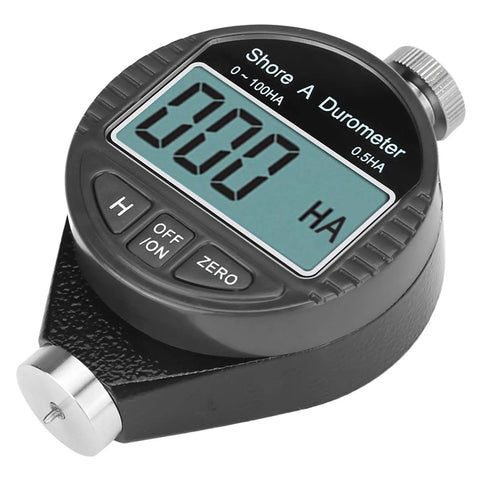 Top Notch Shore A Hardness Tester 100HD for Plastic, Rubber, and Soft Materials With LCD Display, Auto Off Durometer for Precise Readings and ASTM D2240 Compliance, handheld gauge