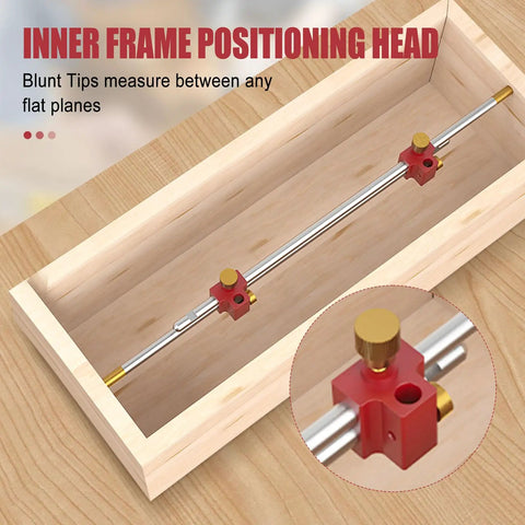 Inner frame positioning head of Nail Every Measure With This Straight Up 3 In 1 Modular Bar Gauge For Woodworking.